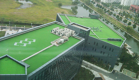 Suzhou Industrial Park roof lawn decoration